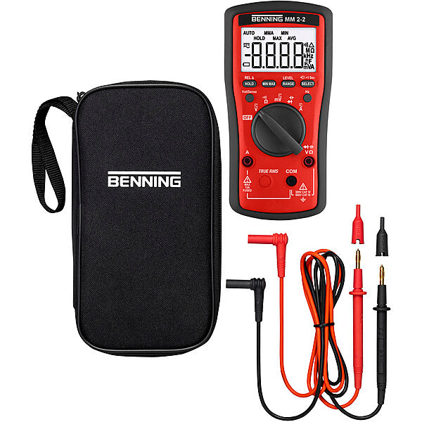BENNING Trms Digital-Multimeter 1000V AC/DC MM 2-2